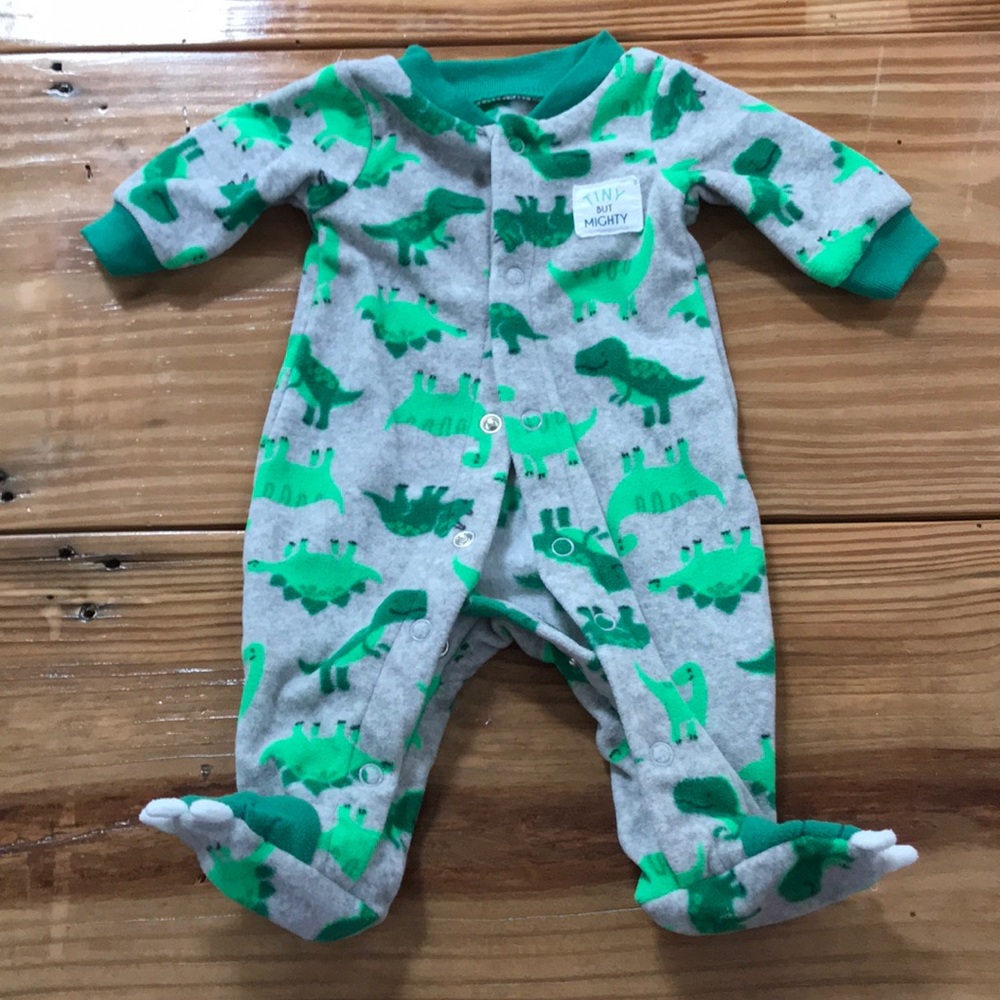 Preemie fleece onesie